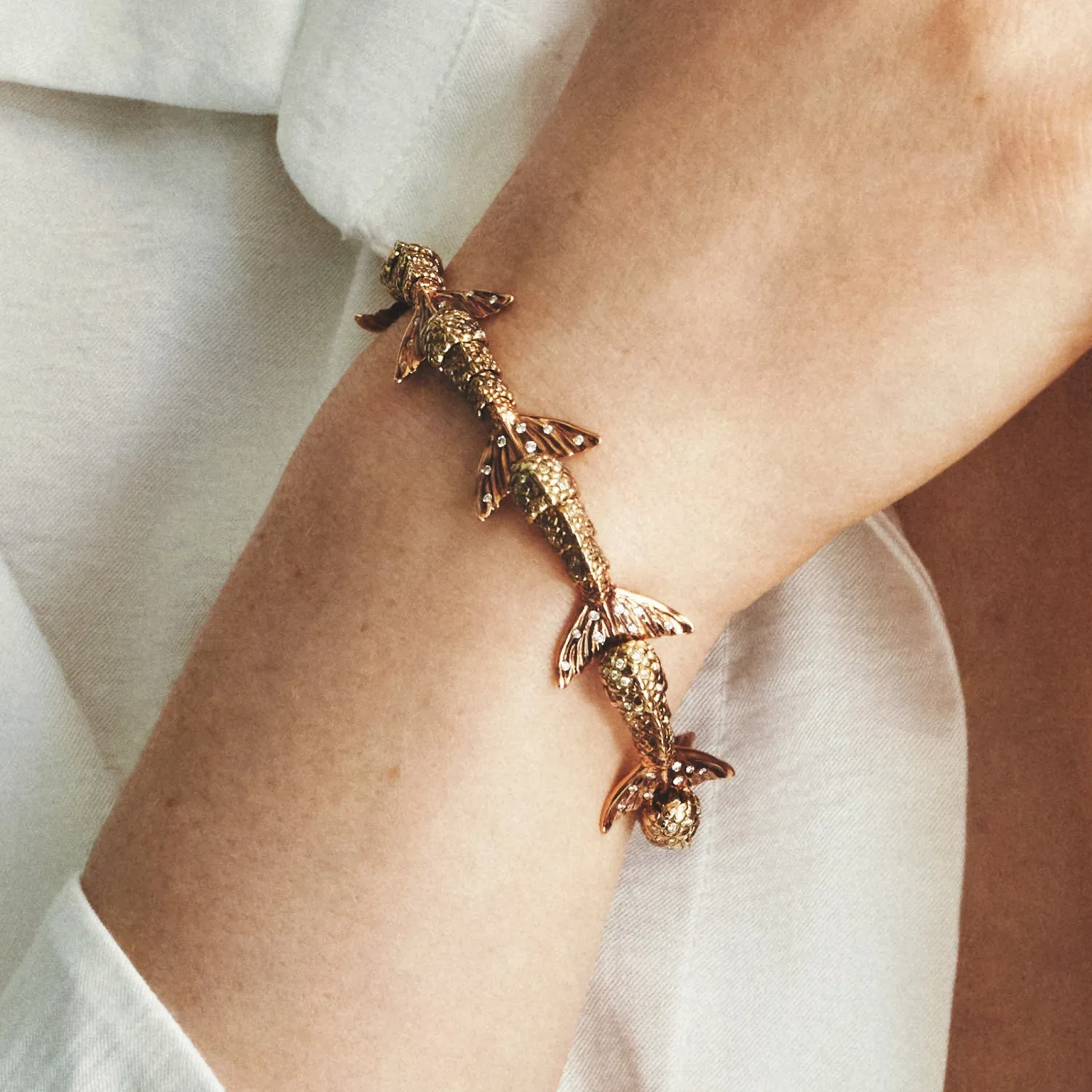 Bibi van der Velden Mermaid Tails Bracelet 8 link Cheap
