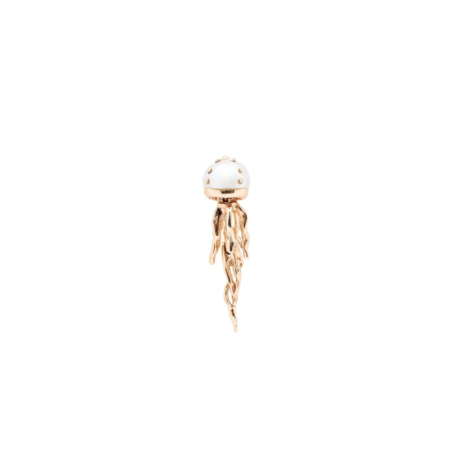 Bibi van der Velden Mini Jellyfish White Pearl Stud Best